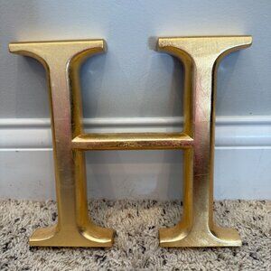 Restoration Hardware Baby & Child Gold Wall Letter